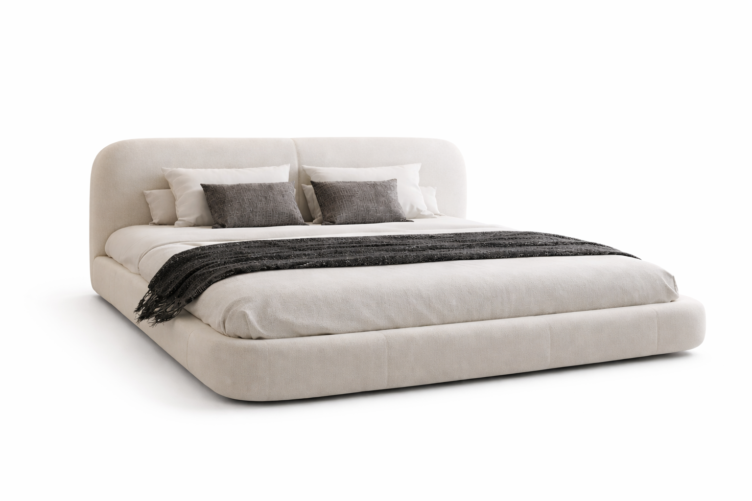 Lit queen size (160 x 200) + matelassé